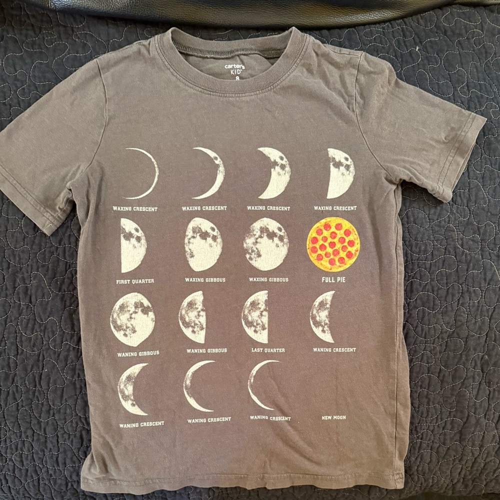 Carter's Brown Moon Phases Kids T-Shirt